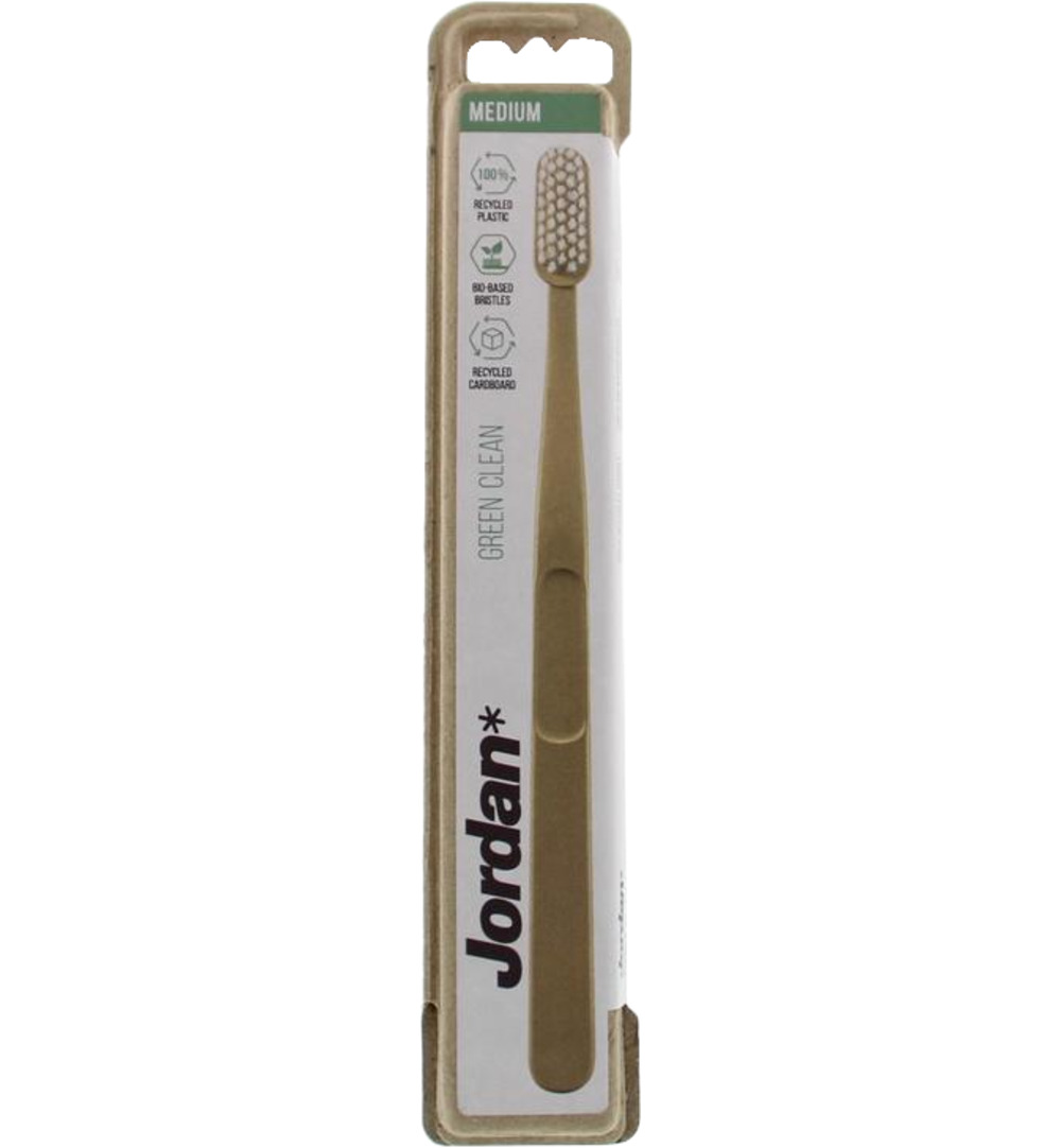 Jordan Tandenborstelgreen Clean Medium (1 stuk)
