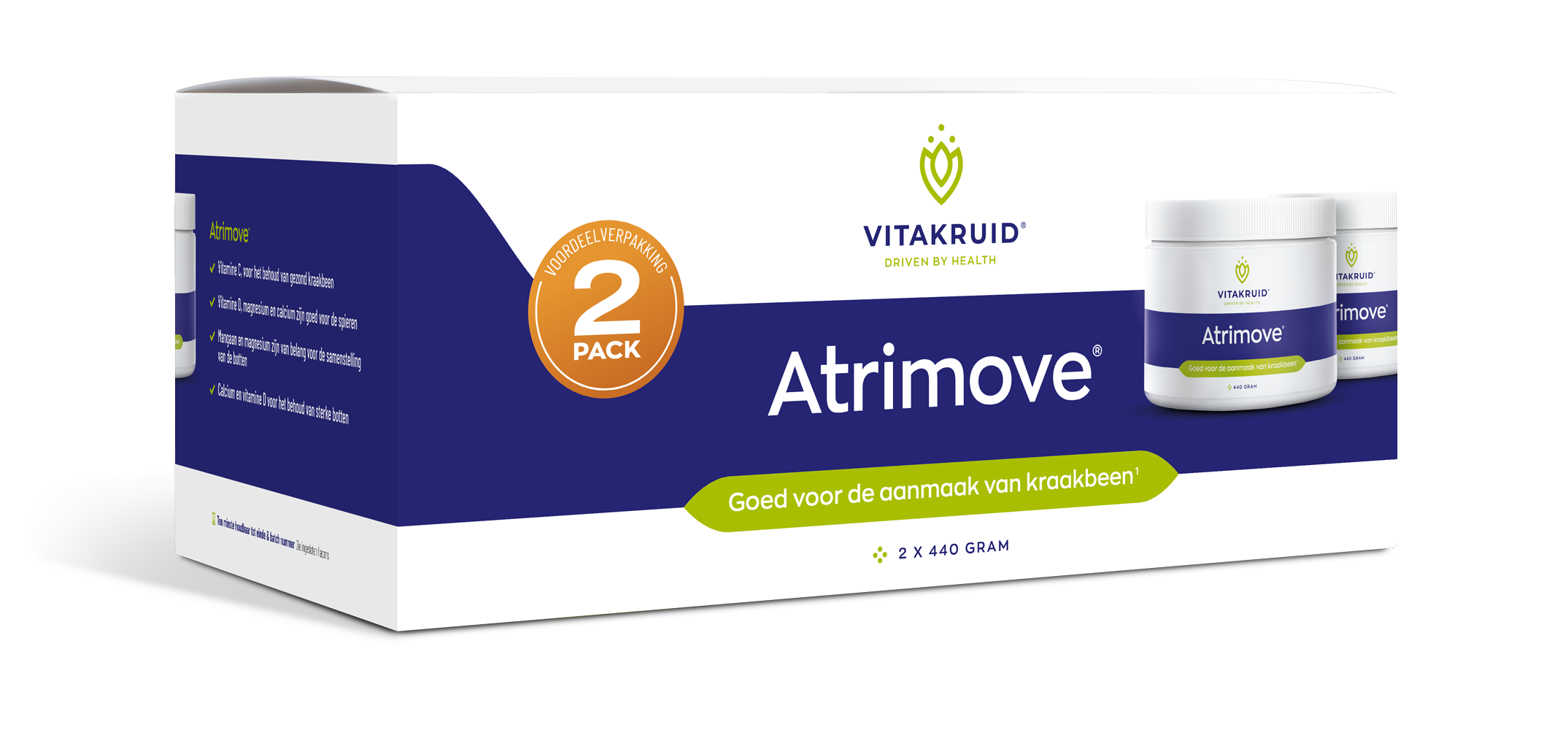 Vitakruid Atrimove® Glucosamine Chondroïtine Msm Complex (2 X 440 gr)