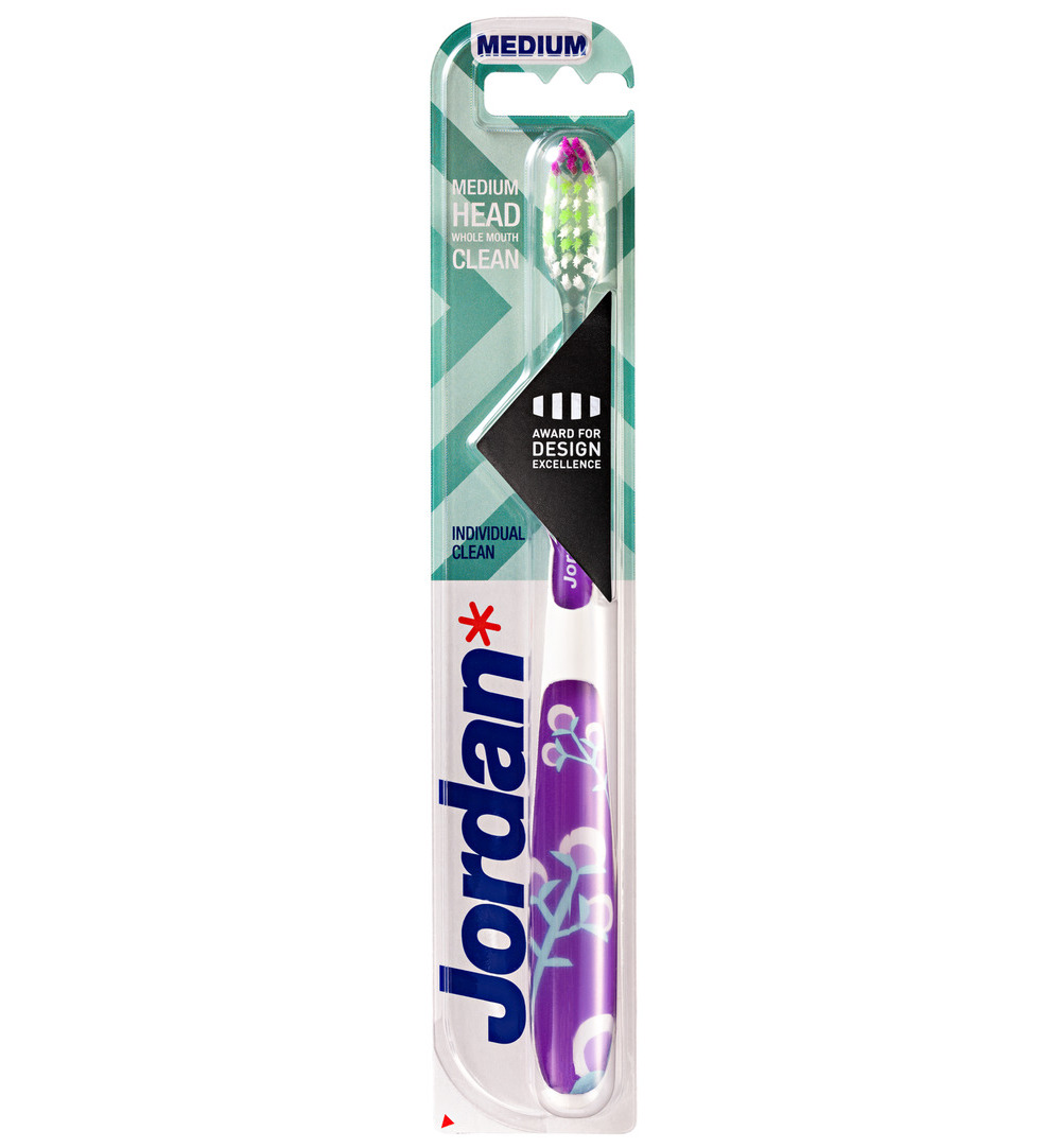 Jordan Tandenborstel Individual Clean Medium (1 stuk)