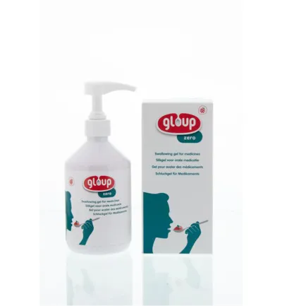 Gloup Zero medicatie inname gel framboos (500 ml)