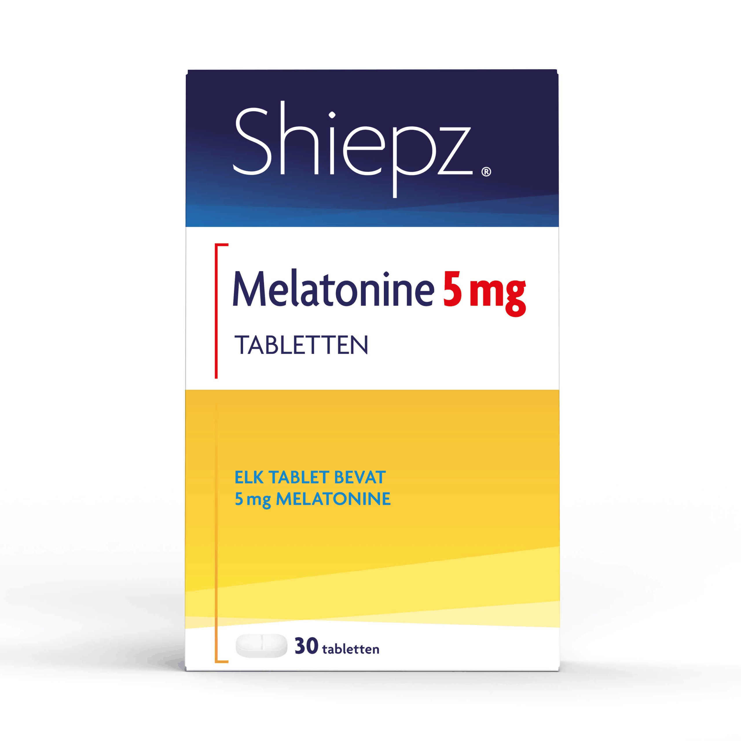 Shiepz Melatonine 5 Mg (30 tabletten)