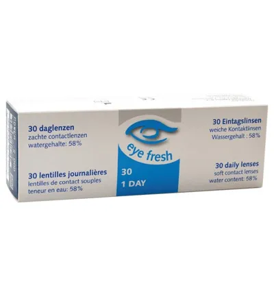 Eye Fresh Daglenzen -5.00 (1 x 30 stuks)
