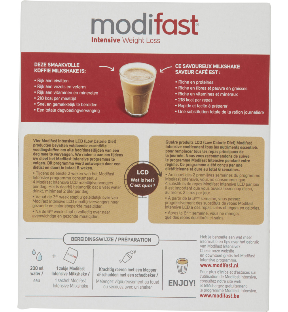 Modifast Intensive milkshake cafe (440 gr) - image 2