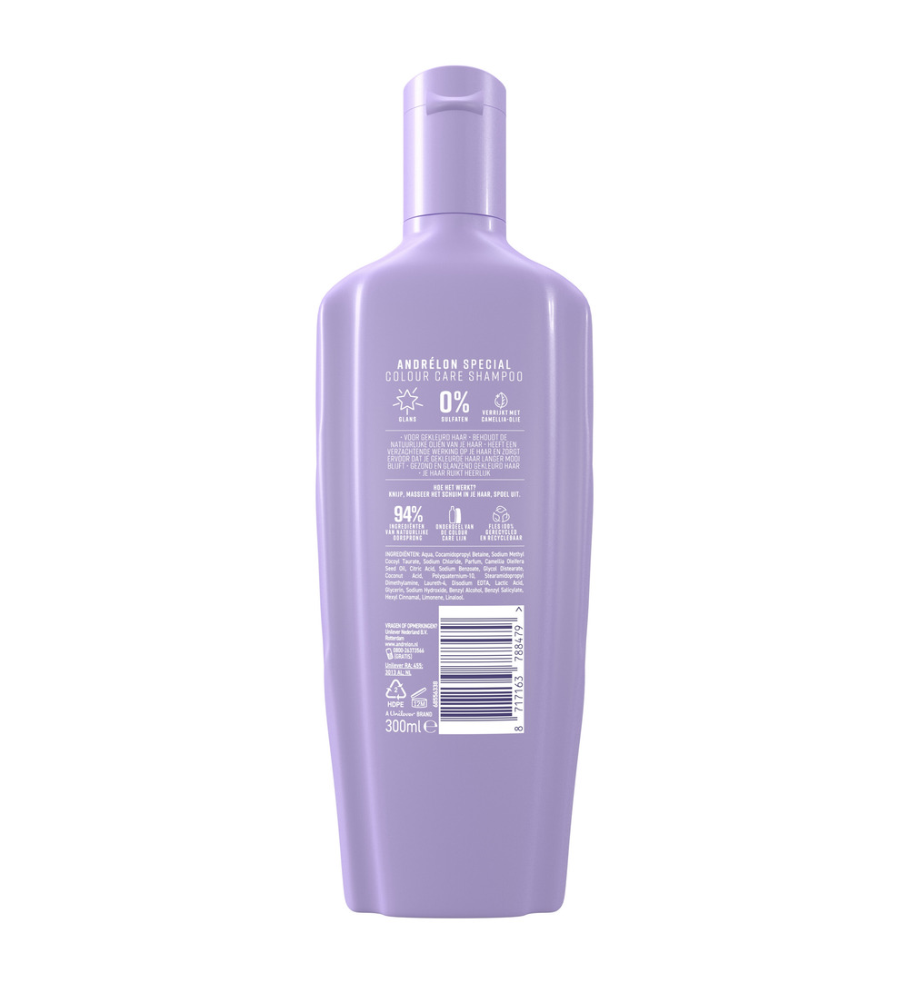 Andrelon Shampoo Special Colour Care Sulfaatvrij (300 ml) - image 2