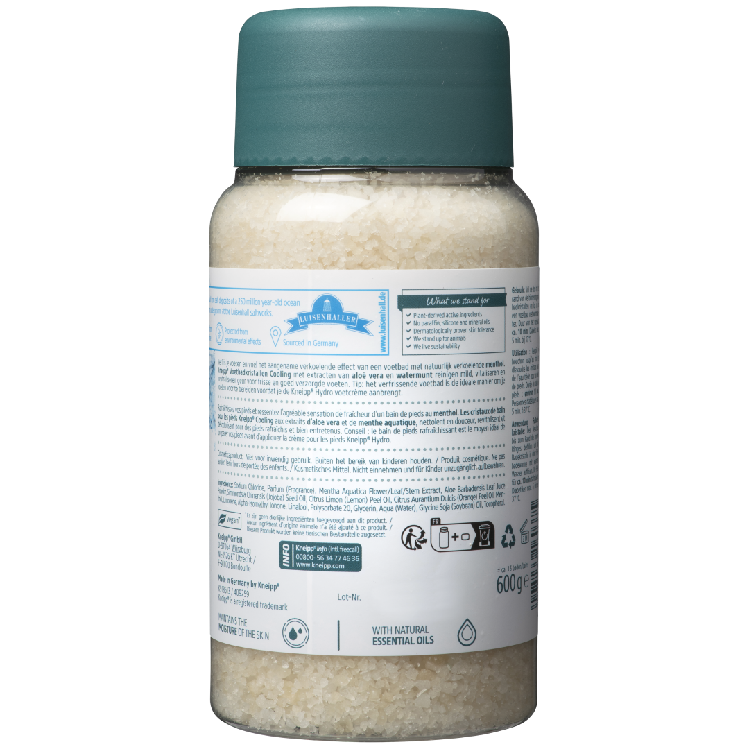 Kneipp Voetbadkristallen cooling (600 gr)