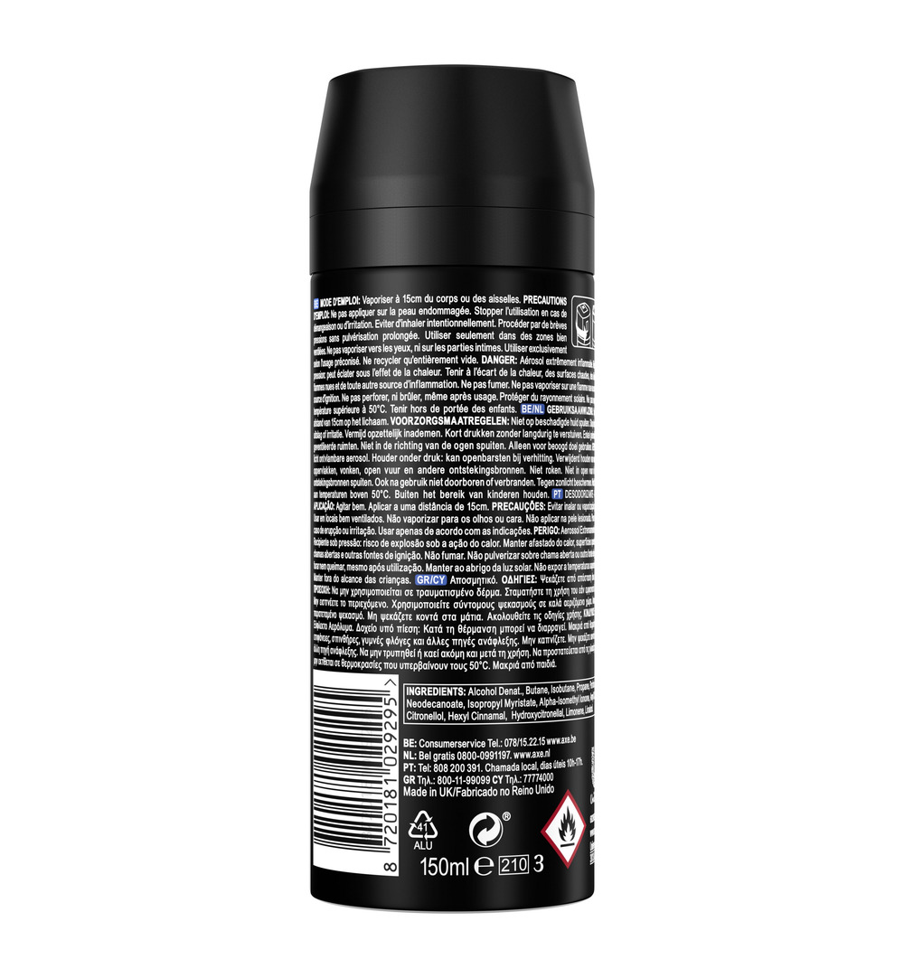 Axe Deodorant bodyspray click (150 ml) - image 2