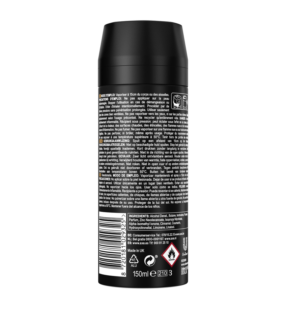 Axe Deodorant bodyspray collision (150 ml) - image 2