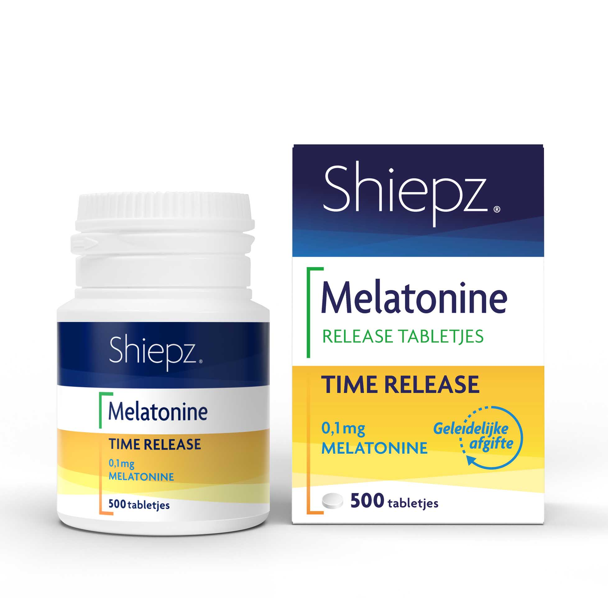Shiepz Melatonine Time Release (500 tabletten)