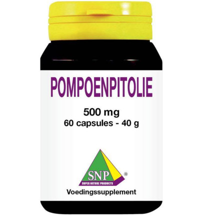 Snp Pompoenpitolie 500mg (60 capsules)