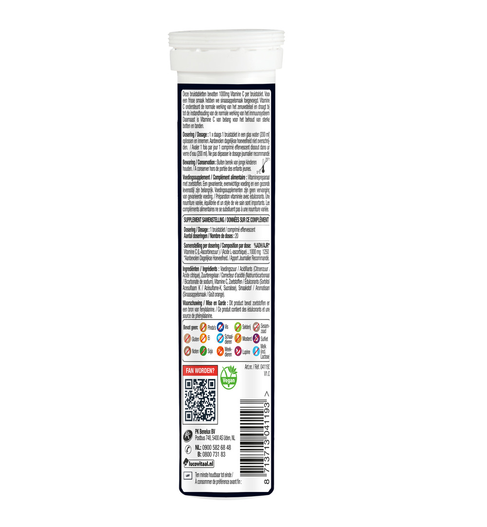 Lucovitaal Magnesium Citraat (20 bruistabletten)