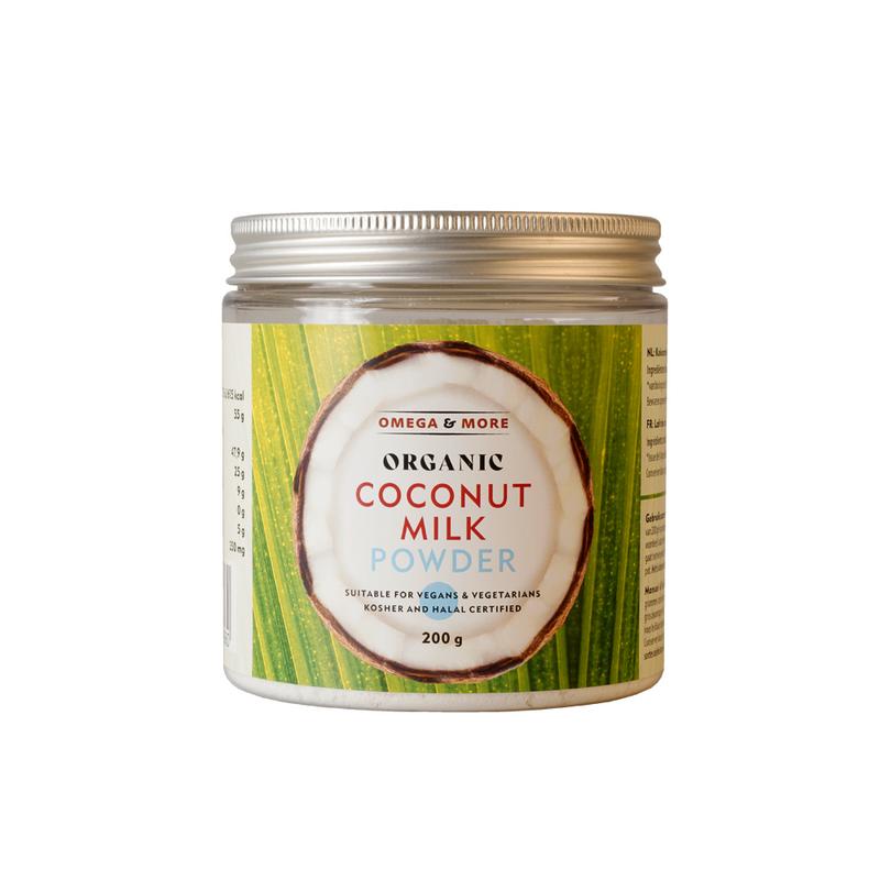 Omega & More Kokosmelk Poeder Vegan Bio (200 gr)