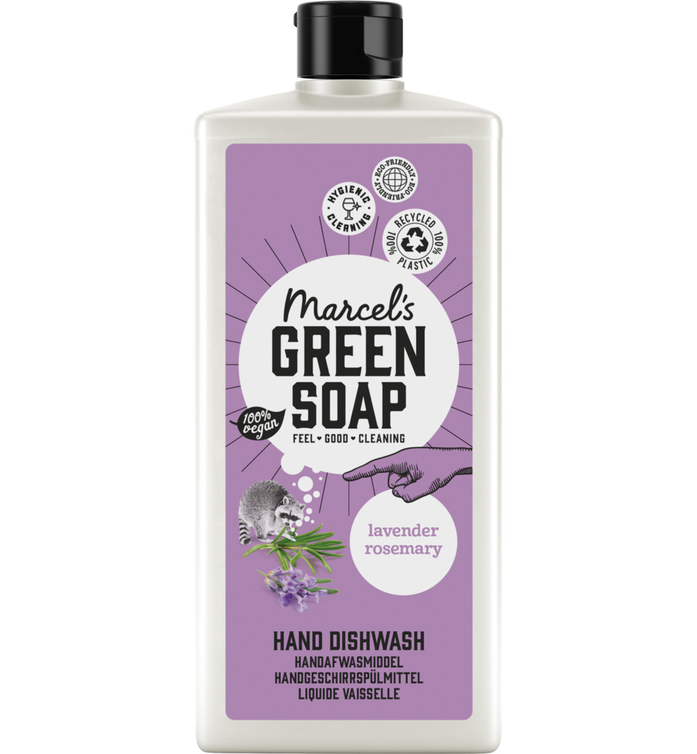 Marcel's Green Soap Afwasmiddel lavendel & rozemarijn (500 ml)