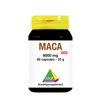Snp Maca 9000 mg puur (60 capsules)
