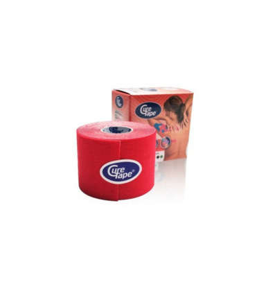 Curetape Rood 5 cm x 5m (1 stuk)