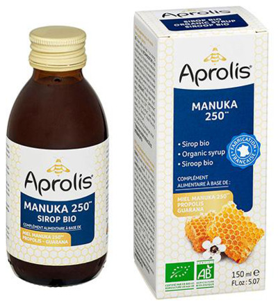 Aprolis Siroop manuka propolis guarana bio (150 ml)