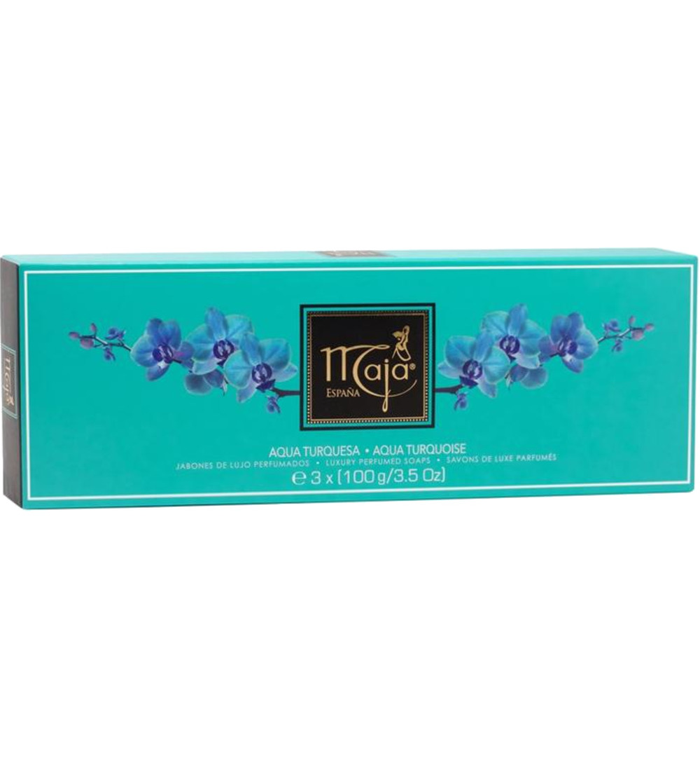 Maja Aqua Turquesa zeep geschenkver (3 x 100 gr)