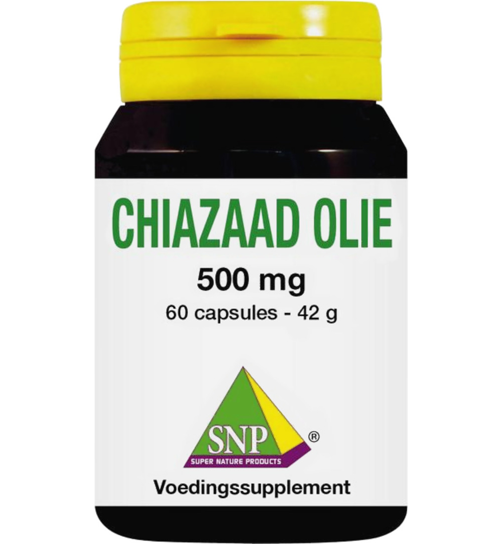 Snp Chiazaad olie 500 mg (60 capsules)