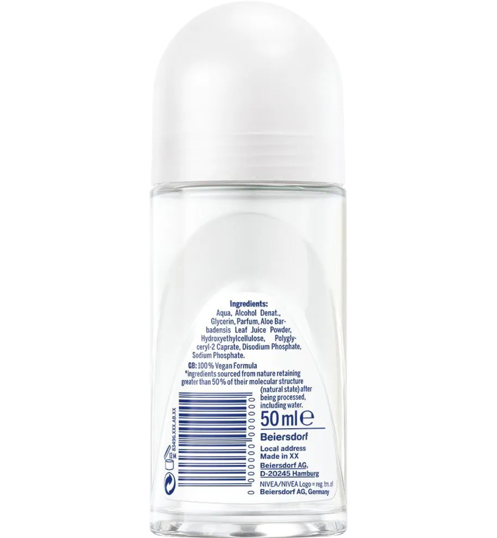 Nivea Deodorant roller naturally good aloe vera (50 ml)
