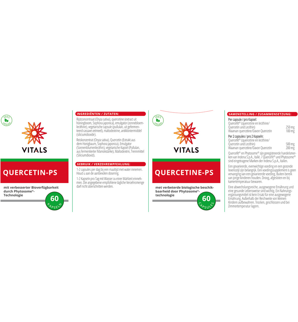 Vitals Quercetine-PS (60 capsules) - image 3