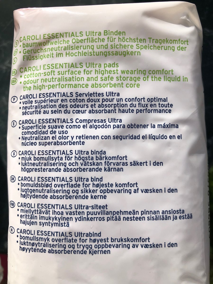 Caroli Maandverband ultra super plus (12 stuks)