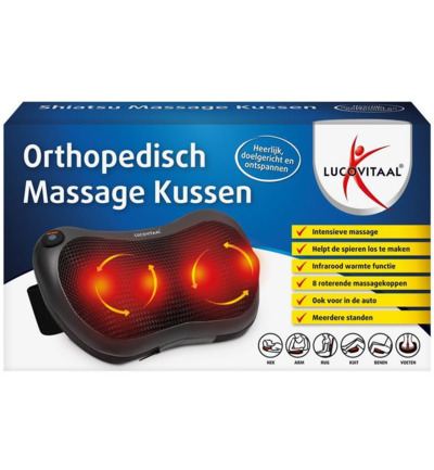 Lucovitaal Shiatsu Massage Kussen (1 stuk)