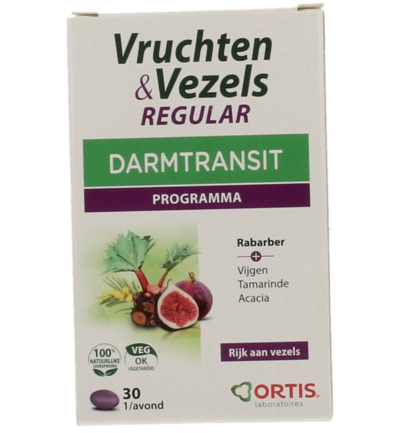 Ortis Vruchten & Vezels Regular (30 tabletten)