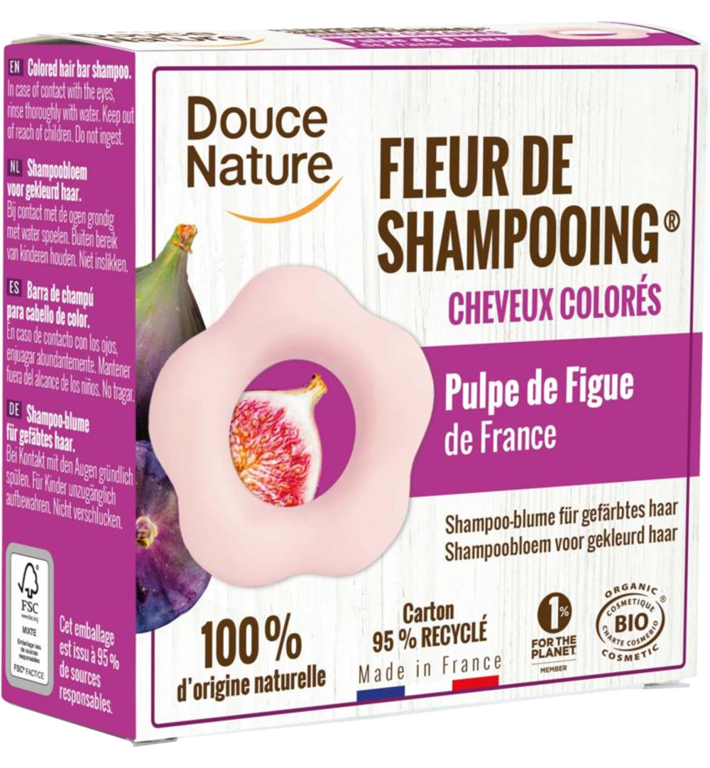 Douce Nature Shampoo bar gekleurd haar (85 gr)