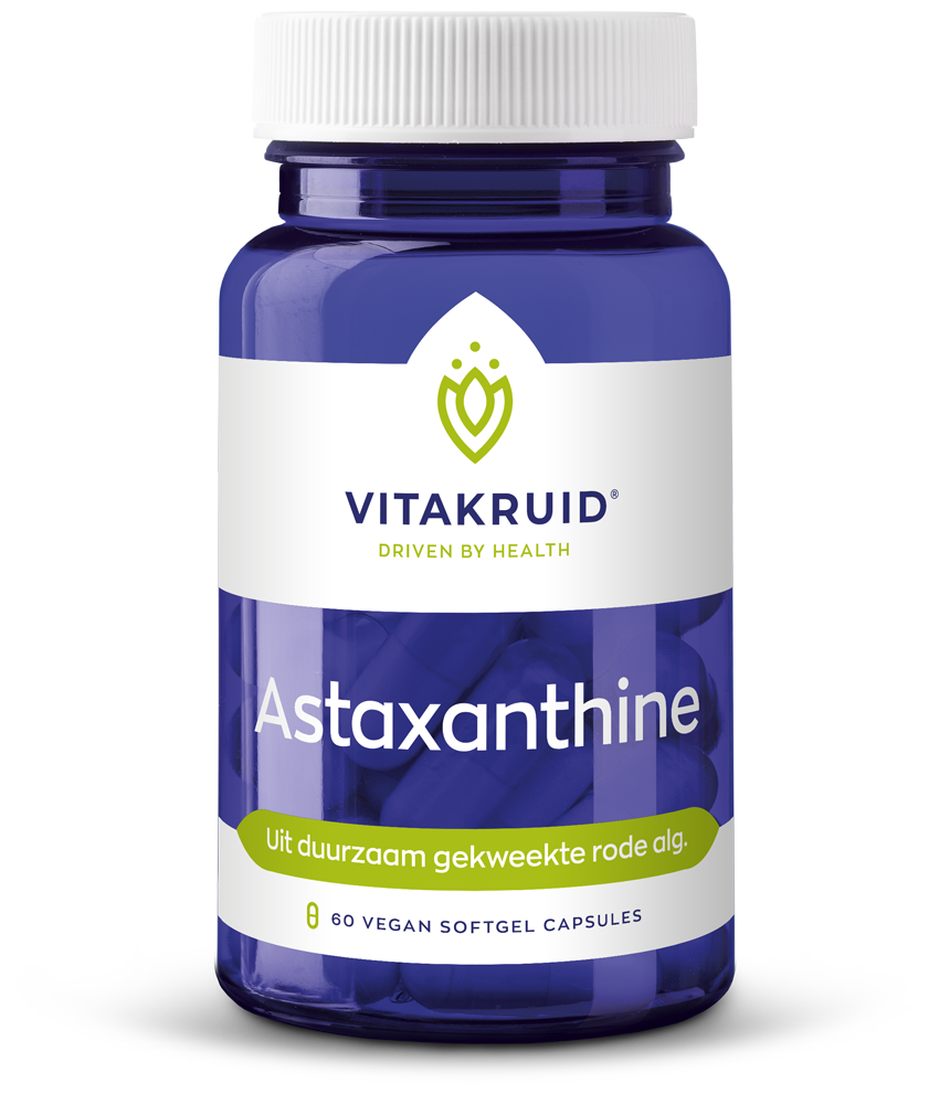 Vitakruid Astaxanthine Astapure® 4Mg Duurzaam Gekweekte Alg (60 vega capsules)