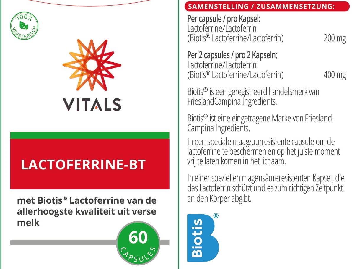 Vitals Lactoferrine-BT (60 softgels) - image 3