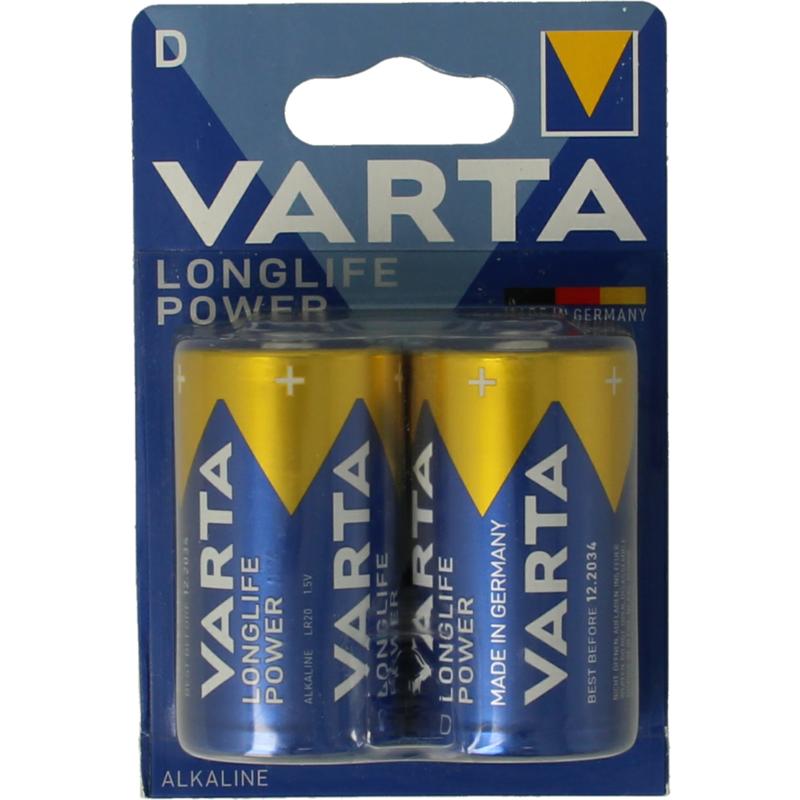 Varta Batterij Mono D (2 stuks)