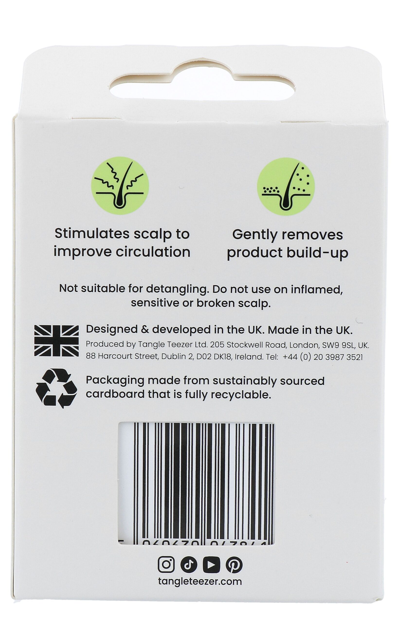 Tangle Teezer Scalp Brush - Zwart (1 stuk)