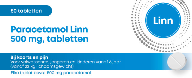 Linn Paracetamol 500mg  (50 tabletten)