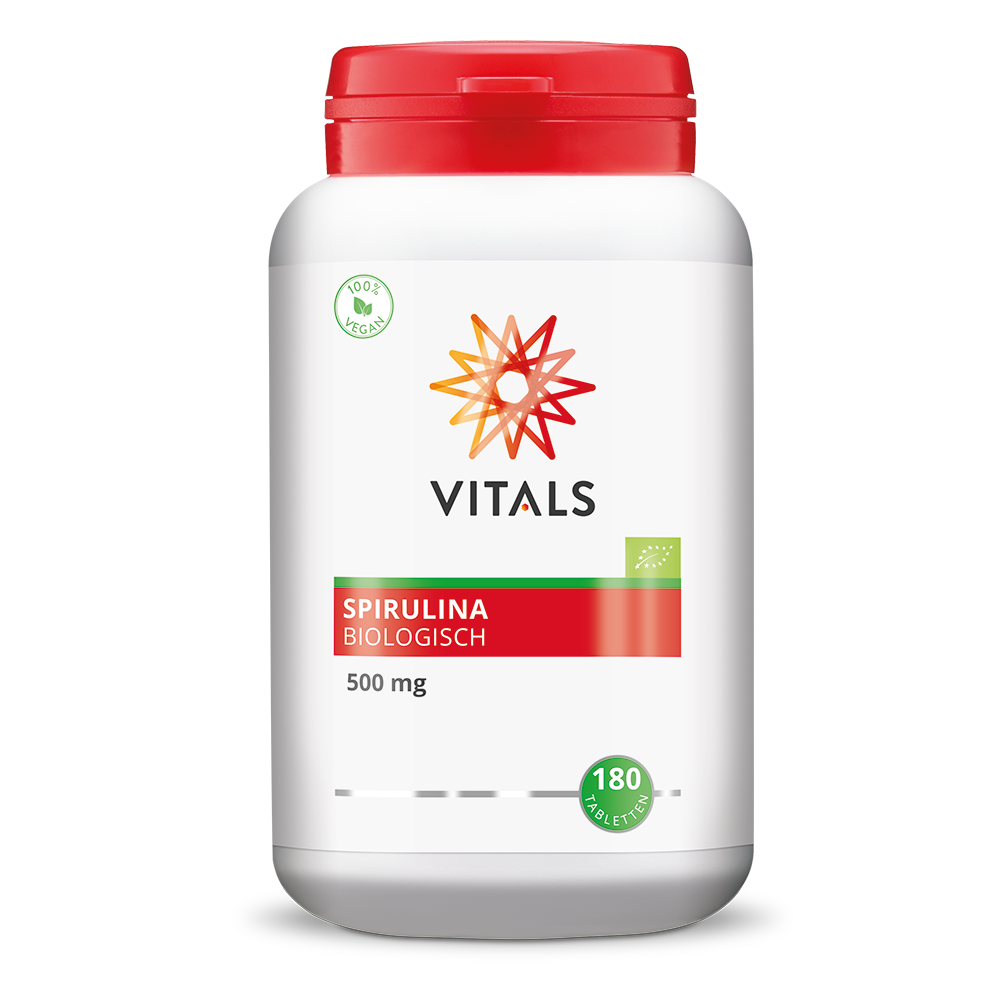 Vitals Spirulina 500 mg bio (180 tabletten)