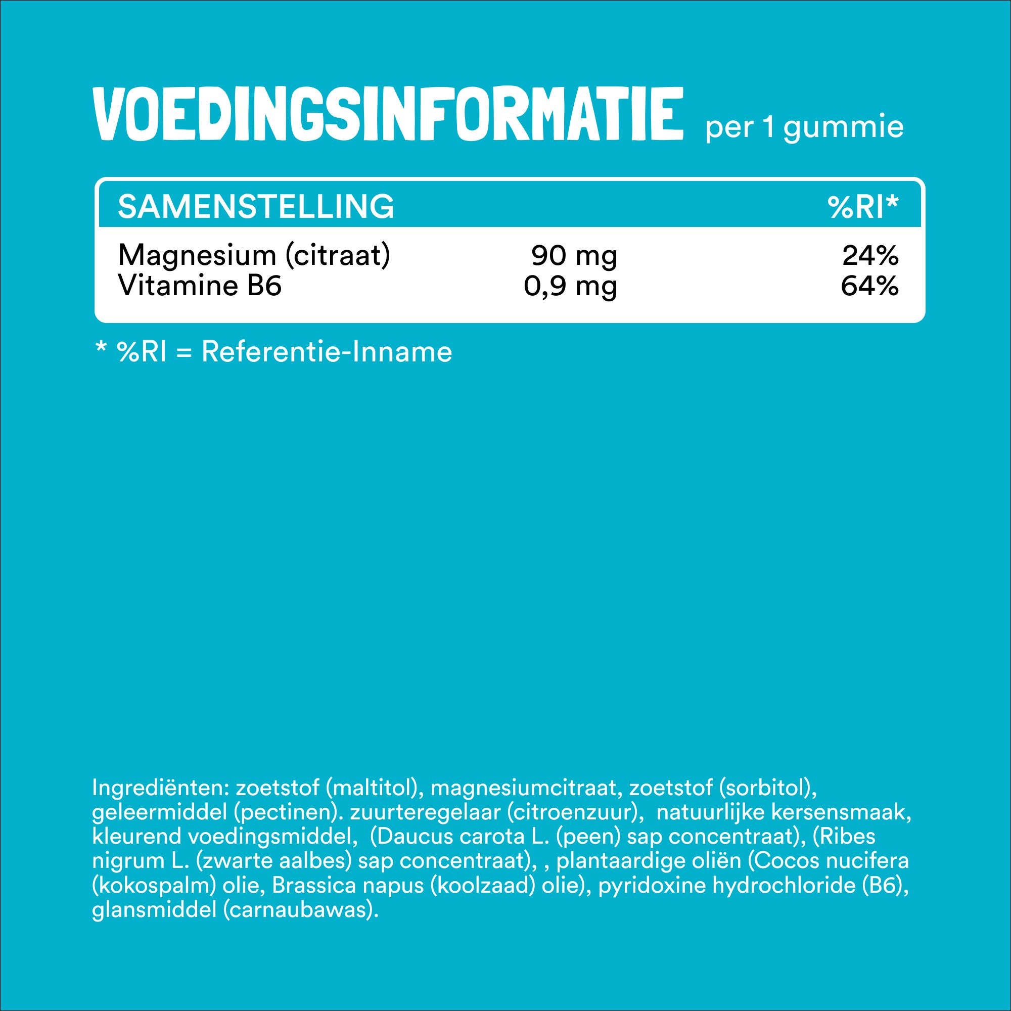 Yummygums Magnesium Kids (60 stuks)