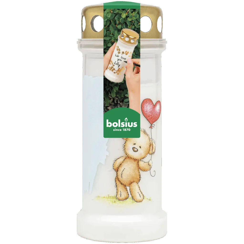 Bolsius Graflicht Nr 6 Knuffelbeer (1 stuk)