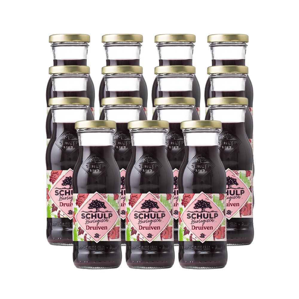 Schulp Druivensap Biologisch (15 x 200 ml)