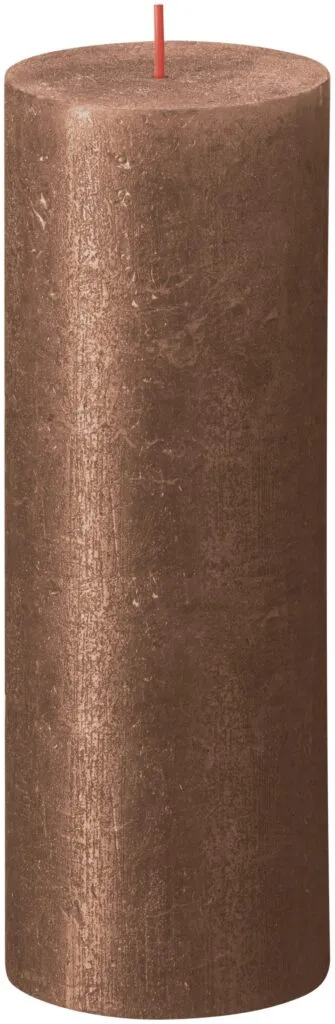 Bolsius Metallic Rustiekkaars 190/68 Koper (1 stuk)