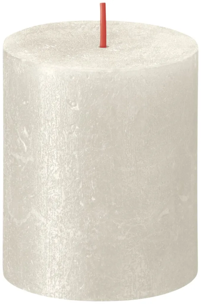 Bolsius Metallic Rustiekkaars 80/68 Ivoor (1 stuk)