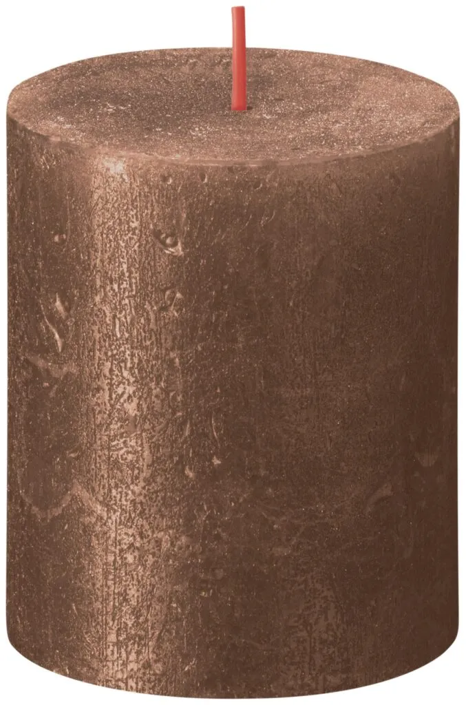 Bolsius Metallic Rustiekkaars 80/68 Koper (1 stuk)