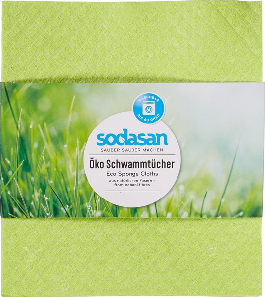 Sodasan Sponsdoekjes (2 stuks)