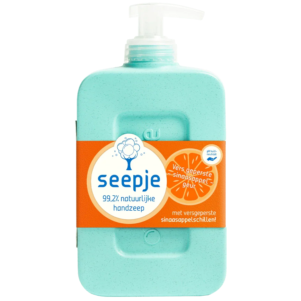 Seepje Handzeep Versgeperste Sinaasappel (300 ml)