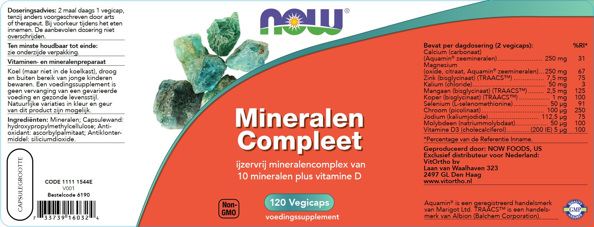 NOW Mineralen Compleet