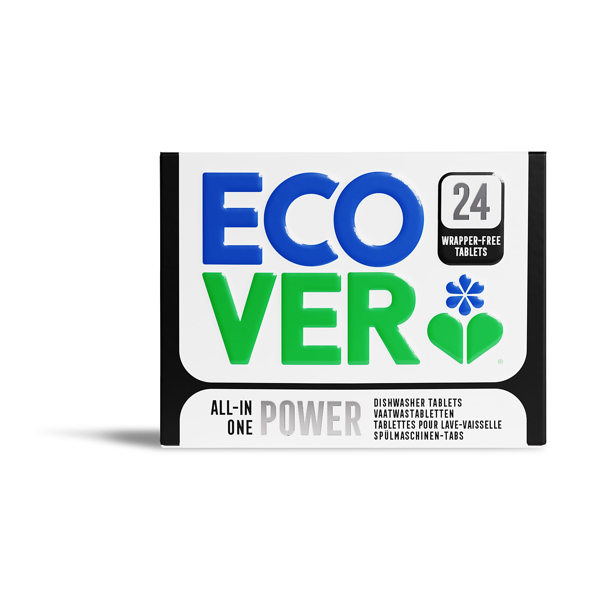 Ecover All-In-One Zero% Vaatwastabletten (24 tabletten)