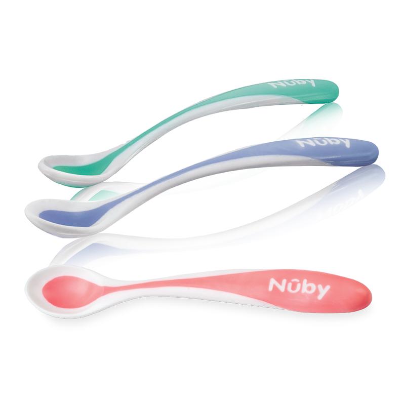 Nuby Warmtegevoelige Lepel Met Zachte Rand (4 stuks)