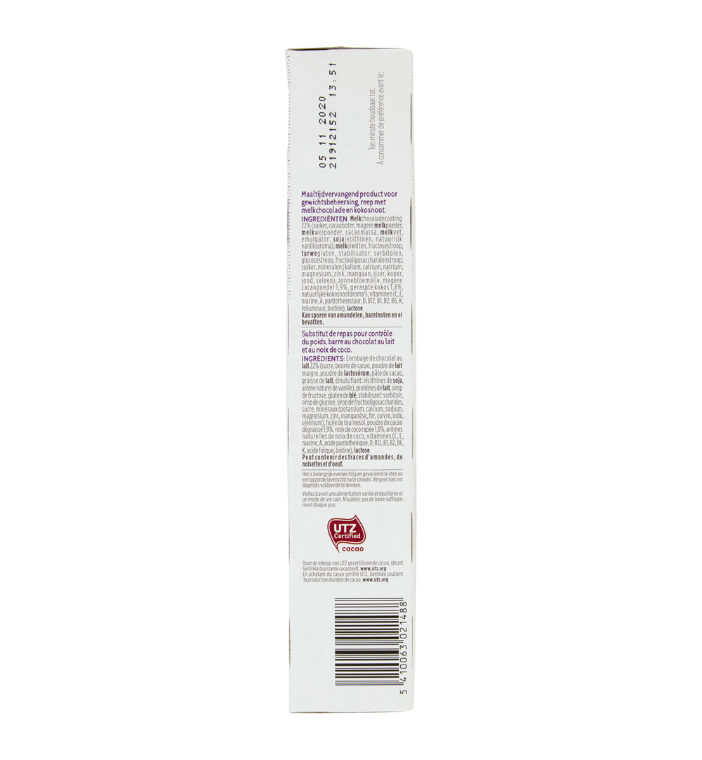 Gerlinéa Maaltijdrepen Chocolade & Kokos (372 gr) - image 2