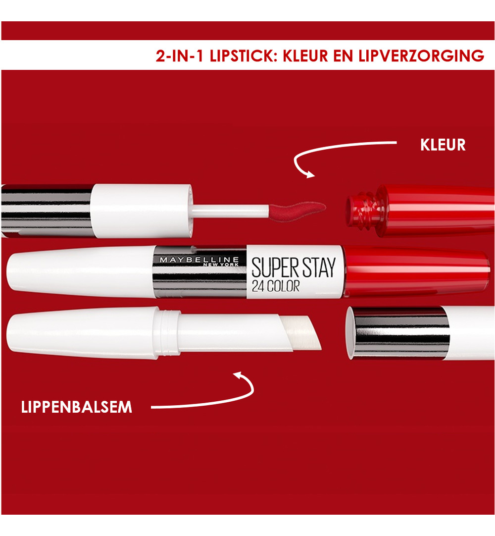 Maybelline New York Superstay 24H raspberry 195 (5 ml) - image 8