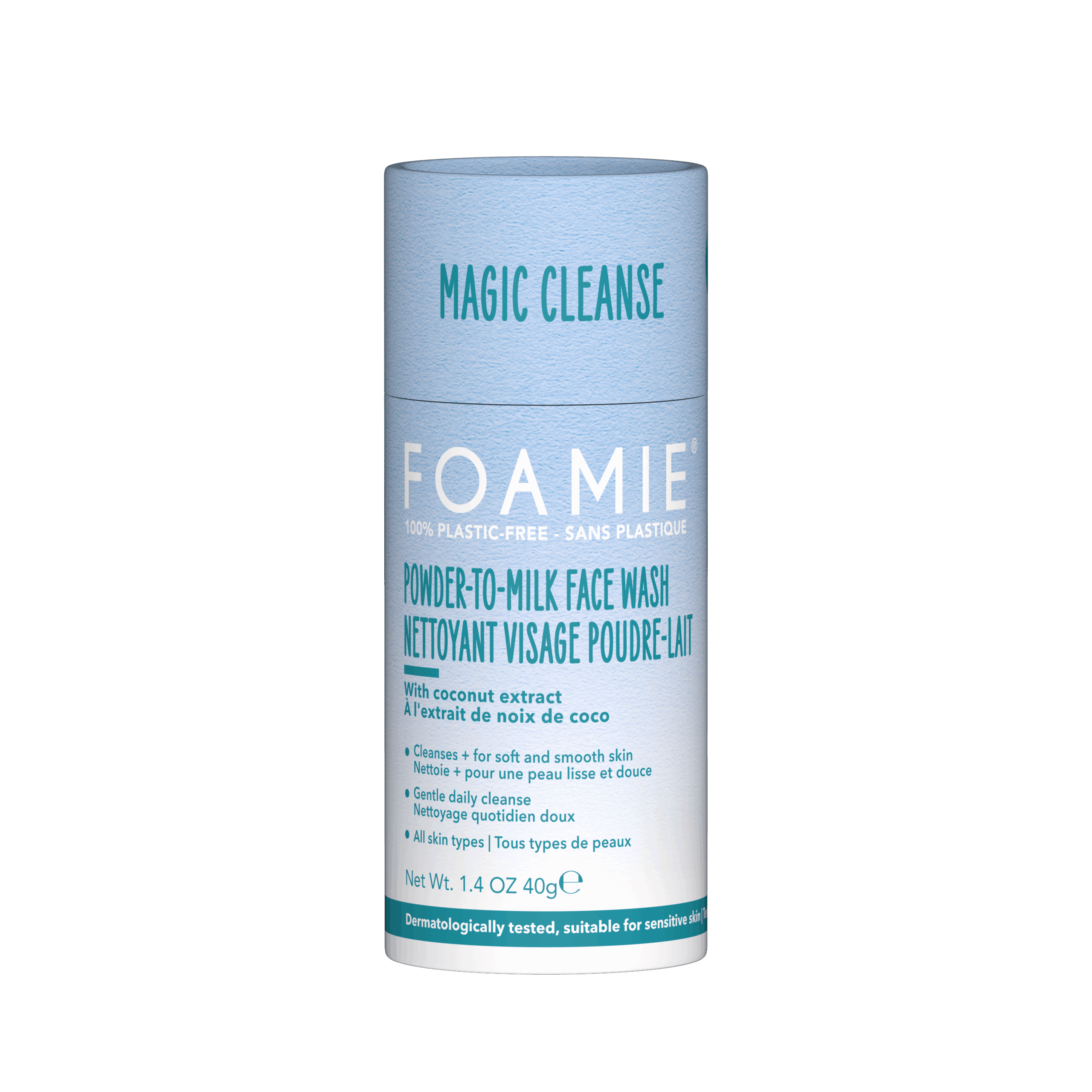 Foamie Magic Cleanse Powder To Milk Face Wash (40 gr)