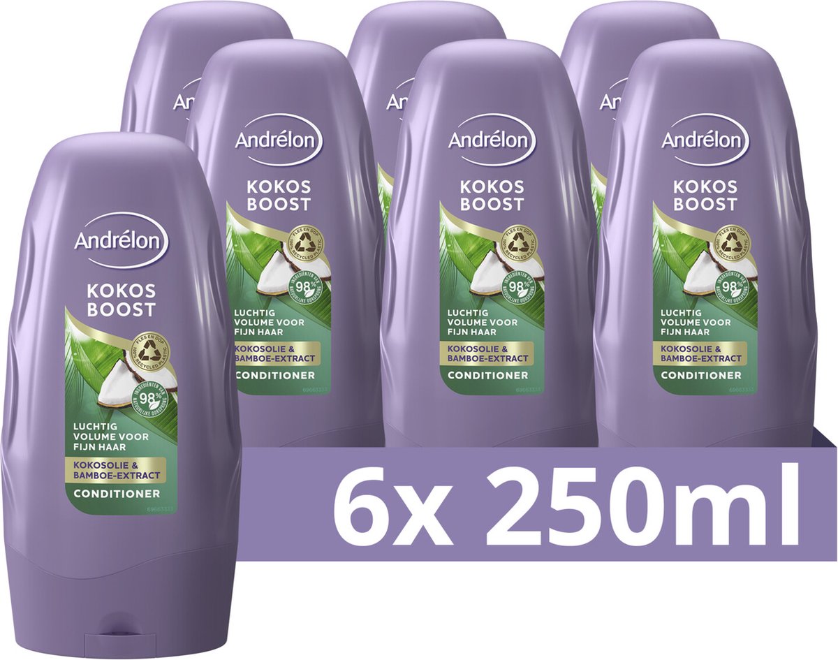 6x Andrelon Special Conditioner Kokos Boost (250 ml)