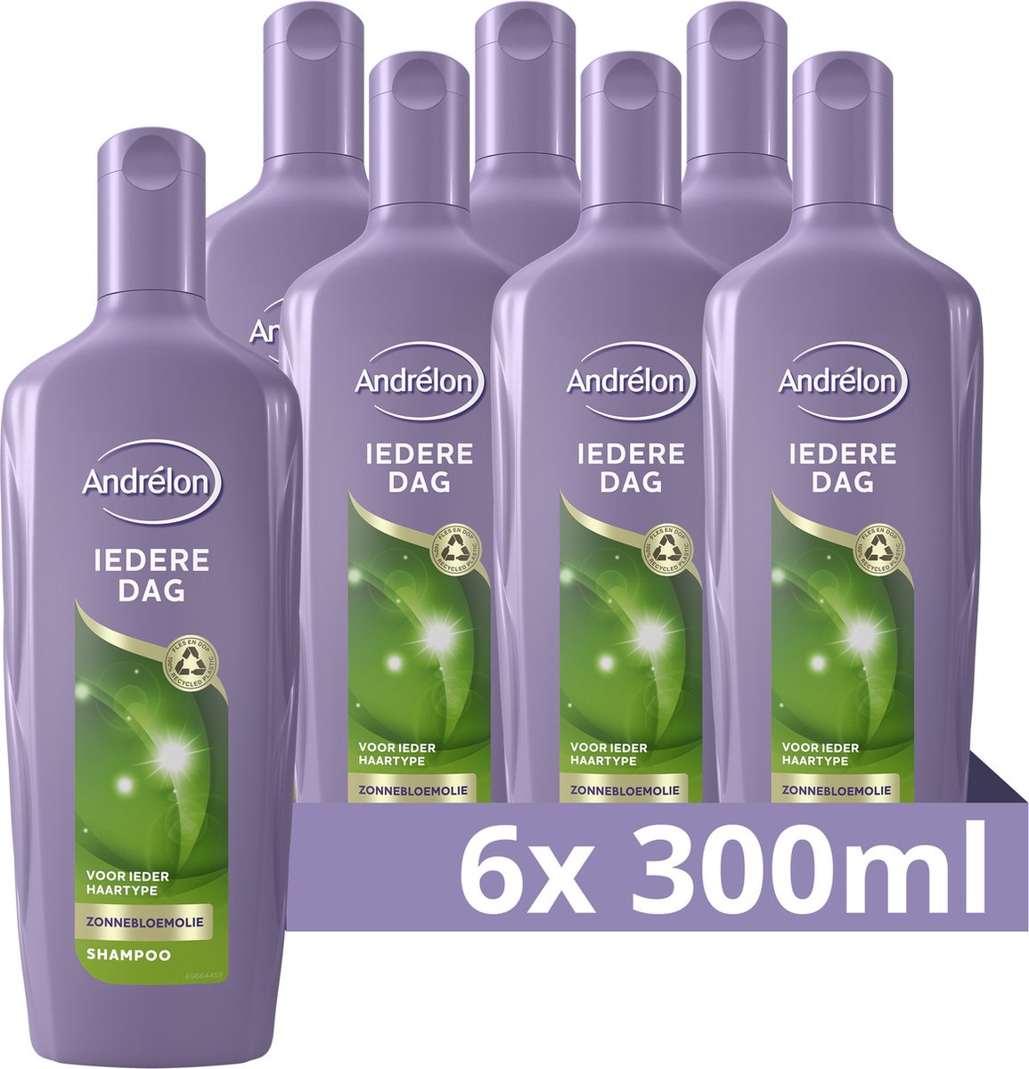 6x Andrelon Shampoo Iedere Dag (300 ml)