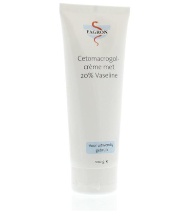Fagron Cetomacrogol creme 20% vaseline (100 gr)